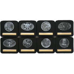 Παππού Ταμπακιέρα Στριφτού Μαύρη Αγκράφα 